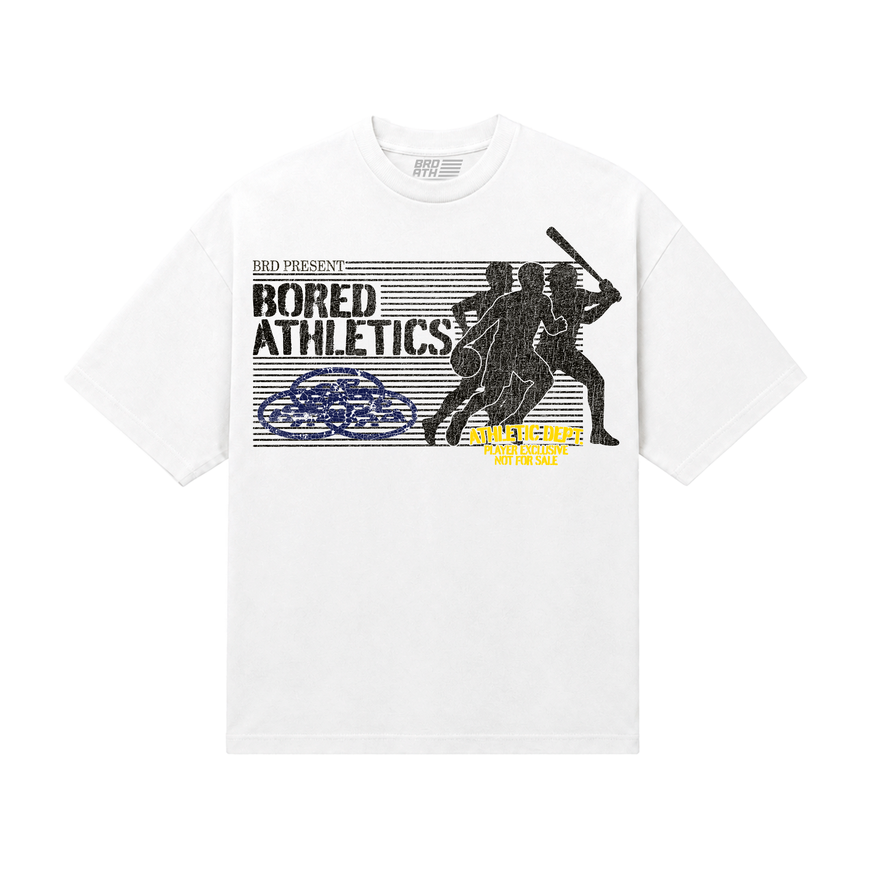 Polo Athletics Tee Bored Athletics vista frontal — Bored Vision Lima