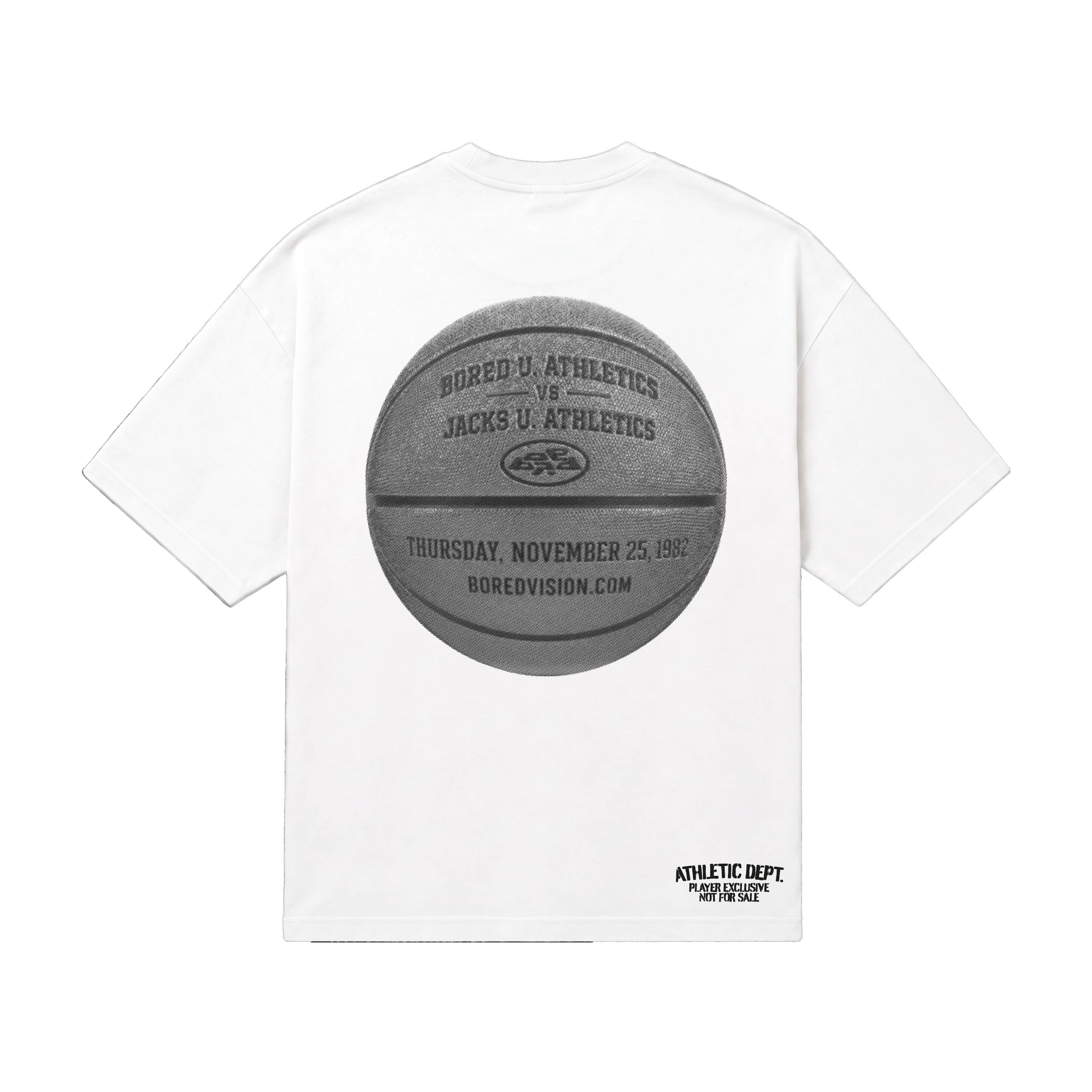 Polo Scoreboard Tee Bored Athletics vista trasera — Bored Vision Lima